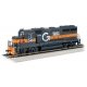 EMD GP40 - DCC -- Guilford/Boston & Maine 340 (gray, orange, white), HO, Bachmann Industries 60313