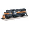 EMD GP40 - DCC -- Guilford/Boston & Maine 340 (gray, orange, white), HO, Bachmann Industries 60313