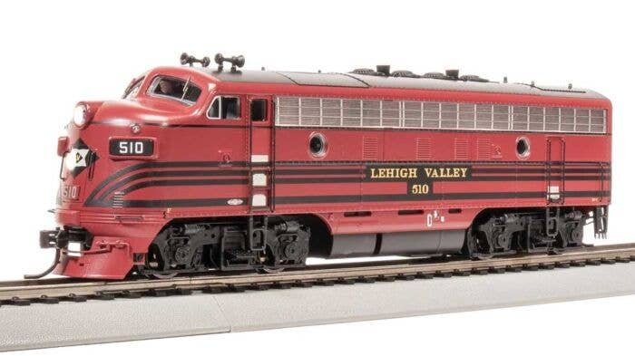 EMD F3A - Standard DC - Stealth -- Lehigh Valley 512 (Cornell Red, black), HO, Broadway Limited Imports 8336