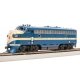 EMD F7A - Standard DC - Stealth -- Missouri Pacific 587 (Eagle, blue, gray), HO, Broadway Limited Imports 8310