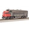 EMD F7A - Standard DC - Stealth -- Southern Pacific 6295 (gray, red), HO, Broadway Limited Imports 8314