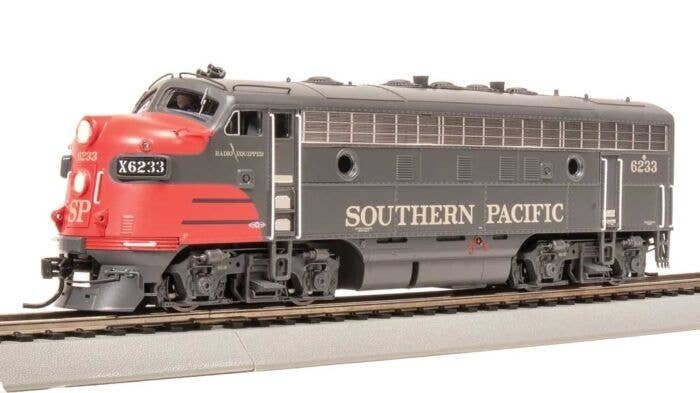 EMD F7A - Standard DC - Stealth -- Southern Pacific 6295 (gray, red), HO, Broadway Limited Imports 8314