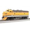EMD F7A - Standard DC - Stealth -- Denver & Rio Grande Western 5644 (Single Stripe, Aspen Gold, silver), HO, Broadway Limited Im