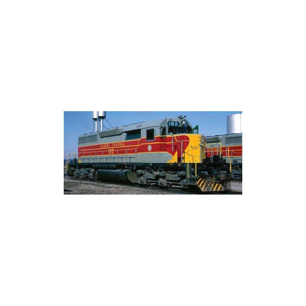 GMD SD40 - Standard DC - Executive Line -- Algoma Central 180 (gray, maroon, yellow), HO, Bowser Manufacturing Co. 24883