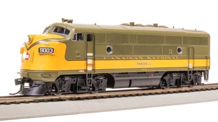 EMD F3A - Standard DC - Stealth -- Canadian National 9003 (green, Dulux Gold), HO, Broadway Limited Imports 8332