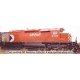 GMD SD40 - Standard DC - Executive Line -- Canadian Pacific 5402 (ex-QNSL, Action Red, white, 8′ Stripe, Small Multima, HO, Bo