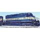 GMD SD40 - Standard DC - Executive Line -- Dakota, Minnesota & Eastern 6082 (blue, yellow), HO, Bowser Manufacturing Co. 24908