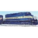 GMD SD40 - Standard DC - Executive Line -- Dakota, Minnesota & Eastern 6082 (blue, yellow), HO, Bowser Manufacturing Co. 24908