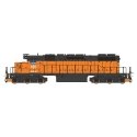EMD SD38-2 w/DCC -- Bessemer & Lake Erie (orange, black), HO, Intermountain Railway Company 493305