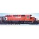 GMD SD40 - Standard DC - Executive Line -- Canadian Pacific 5548 (Action Red, 8′ Stripe, Small Multimark, Ditch Lights, HO, Bo