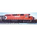 GMD SD40 - Standard DC - Executive Line -- Canadian Pacific 5548 (Action Red, 8′ Stripe, Small Multimark, Ditch Lights, HO, Bo