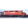 GMD SD40 - Standard DC - Executive Line -- Canadian Pacific 5548 (Action Red, 8′ Stripe, Small Multimark, Ditch Lights, HO, Bo