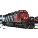 GMD SD40 with Dynamic Brakes - Standard DC - Executive Line -- Canadian National 5006 (black, red, white Seargent Stripes), HO, 