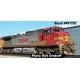 GE C44-9W - DCC -- Burlington Northern Santa Fe (Warbonnet, silver, red), N, Intermountain Railway Company 699202D
