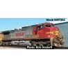 GE C44-9W - DCC -- Burlington Northern Santa Fe (Warbonnet, silver, red), N, Intermountain Railway Company 699202D