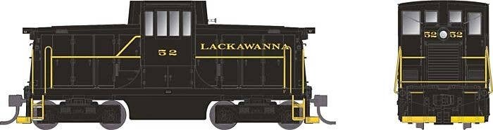 GE 44-Tonner - Standard DC -- Delaware, Lackawanna, & Western 53 (black), HO, Rapido Trains Inc 48046