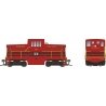 GE 44-Tonner - Standard DC -- Lehigh Valley 61 (Cornell Red, black), HO, Rapido Trains Inc 48054