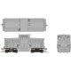 GE 44-Tonner - Standard DC -- Undecorated - Phase Ib Body, HO, Rapido Trains Inc 48094
