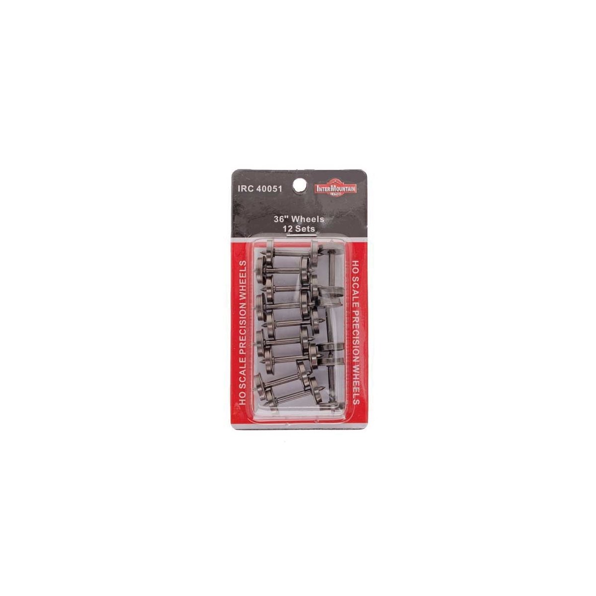 All Brass Insulated Wheel Sets pkg 12 - H0 - Walthers 85-40051