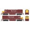 GE U25B Phase IV - Standard DC -- Rock Island 226 (maroon, yellow, white), HO, Bowser Manufacturing Co. 25169