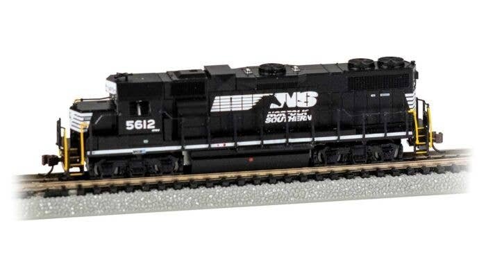 EMD GP38-2 Dynamic Brakes - Standard DC -- Norfolk Southern 5612 (black, white), N, Bachmann Industries 61754