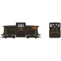 GE 44-Tonner - Standard DC -- Western Maryland 76 (black, red, yellow, Fireball Logo), HO, Rapido Trains Inc 48066
