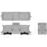 GE 44-Tonner - Standard DC -- Undecorated - Phase II Body, HO, Rapido Trains Inc 48096