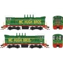 Baldwin DS 4-4-1000 - Standard DC -- New Hope & Ivyland 101 (green, red, white, Billboard Mc Hugh Bros.), HO, Bowser Manufacturi