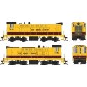 Baldwin S12 - Standard DC -- Erie Mining 7247 (yellow, maroon), HO, Bowser Manufacturing Co. 25476