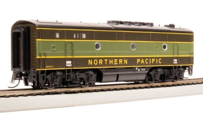 EMD F3B - Standard DC - Stealth -- Northern Pacific 6504C (Streamliner Scheme, green, yellow), HO, Broadway Limited Imports 8339