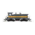 EMD NW2 - Standard DC - Stealth -- New York, Ontario & Western 116 (gray, yellow, orange), N, Broadway Limited Imports 9328