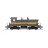 EMD NW2 - Standard DC - Stealth -- New York, Ontario & Western 116 (gray, yellow, orange), N, Broadway Limited Imports 9328