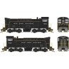 Baldwin VO660 - Standard DC -- New York Central 752 (black, white), HO, Bowser Manufacturing Co. 25499