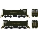 Baldwin VO660 - Standard DC -- Reading 70 (green, yellow), HO, Bowser Manufacturing Co. 25510