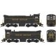 Baldwin VO660 - Standard DC -- Western Maryland 104 (black, yellow, Speed Lettering), HO, Bowser Manufacturing Co. 25513