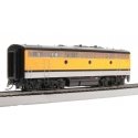 EMD F7B - Standard DC - Stealth -- Denver & Rio Grande Western 5643 (Single Stripe, Aspen Gold, silver), HO, Broadway Limited Im