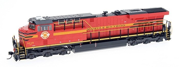 GE ES44AC w/DCC -- Norfolk Southern 8106 (Original Norfolk Southern Heritage Scheme red), HO, Intermountain Railway Company 4971