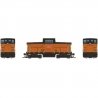 GE 44-Tonner - Standard DC -- Milwaukee Road 991 (orange, black, TMR Logo), HO, Rapido Trains Inc 48009