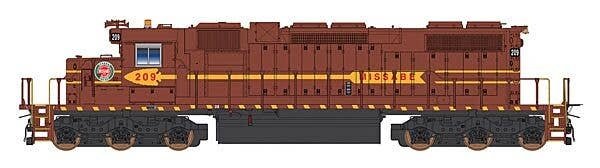 EMD SD38-2 w/DCC -- Duluth, Missabe & Iron Range (maroon, yellow), N, Intermountain Railway Company 693304D