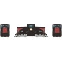 GE 44-Tonner - Standard DC -- Boston & Maine 115 (black, red, Minuteman Logo), HO, Rapido Trains Inc 48005