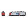 EMD F7A - Standard DC - Stealth -- Amtrak 105 (Phase I, silver, red, blue, black, Arrow Logo), N, Broadway Limited Imports 9275