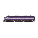 EMD E7A - Standard DC - Stealth Series -- Atlantic Coast Line 536 (purple, silver, yellow), N, Broadway Limited Imports 8788