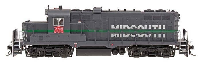 Paducah GP10 w/DCC -- Arkansas-Oklahoma Railroad (Ex-MidSouth, gray, white, green), HO, Intermountain Railway Company 49810