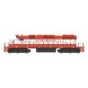 EMD SD38-2 w/DCC -- St. Louis-San Francisco (red, white), N, Intermountain Railway Company 693307D