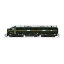 EMD E7A - Standard DC - Stealth Series -- Pennsylvania Railroad 5845A (5-Stripe, Brunswick Green, yellow), N, Broadway Limited I