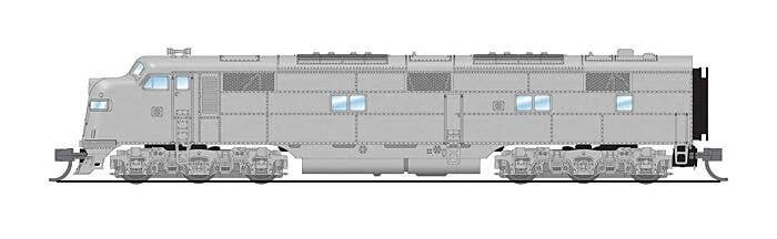 EMD E7A - Standard DC - Stealth Series -- Undecorated, N, Broadway Limited Imports 8802
