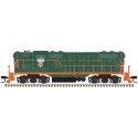 EMD GP7 - Standard DC - Classic(R) Silver -- Texas Mexican Railway 852 (green, orange), HO, Atlas Model Railroad Co. 10003939
