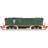 EMD GP7 - Standard DC - Classic(R) Silver -- Texas Mexican Railway 852 (green, orange), HO, Atlas Model Railroad Co. 10003939