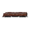 EMD E8A - Standard DC - Stealth Series -- Pennsylvania Railroad 5716 (5-Stripe, Tuscan, gold), N, Broadway Limited Imports 8851