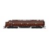 EMD E8A - Standard DC - Stealth Series -- Pennsylvania Railroad 5716 (5-Stripe, Tuscan, gold), N, Broadway Limited Imports 8851